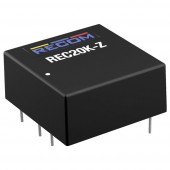 RECOM REC20K-2415DZ DC/DC feszültségváltó, nyák 24 V 15 V 0.667 A 20 W Kimenetek száma: 2 x Tartalom, tartalmi egységek rendelésenként 1 db