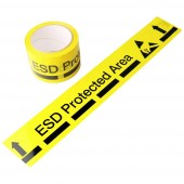 Antistat #####ESD-Bodenmarkierungsband 33 m Sárga (H x Sz) 33 m x 75 mm 054-0007 Öntapadó