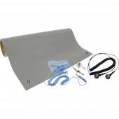 Quadrios ESD asztali munkalap készlet Szürke (H x Sz) 600 mm x 900 mm