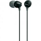 Sony In-Ear hallójárati fülhallgató, fekete Sony MDR-EX15LPB