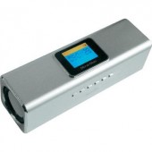 Zeneállomás MusicMan® MA, ezüst, Technaxx Hordozható mini hangfal, USB, mikroSD kártyanyílás, URH rádió Ezüst