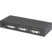 2 portos DVI elosztó, Ultra HD képes 3648 x 2160 pixel, fekete, SpeaKa Professional