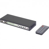 6 portos HDMI mátrix switch kép a képben funkcióval, távirányítóval, 3840 x 2160 pixel, SpeaKa Professional