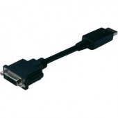 DisplayPort - DVI átalakító adapter, 1x DisplayPort dugó - 1x DVI aljzat 24+5 pól., fekete, Digitus