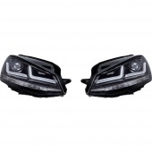 Komplett fényszóró LEDriving® Golf VII Black Edition Halogenersatz LED OSRAM (H x Sz x Ma) 63 x 40 x 24 cm Fekete