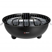 Alpina Switzerland 871125218208 Grillsütő Asztali Grillező felület (átmérő)=300 mm Fekete