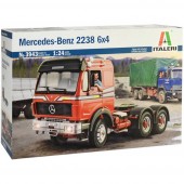 Italeri 3943 Mercedes-Benz 2238 6x4 Kamionmodell építőkészlet 1:24