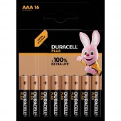 Duracell Plus-AAA CP16 Mikroelem Alkáli mangán 1.5 V 16 db