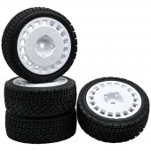 Reely 1:10 Közúti modell, Sportkocsi, Rally Komplett kerék Rally RA Fehér 4 db