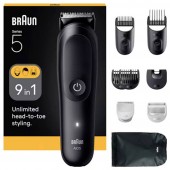 Braun Braun Series 5 All-In-One Style Kit AIO5 Szakállvágóó, Hajvágó, Tesztszőrzet nyíró Fekete
