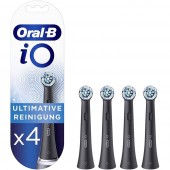 Oral-B iO CB-4 Feltűzhető fogkefe elektromos fogkeféhez 4 db Fekete