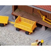 Faller 180991 H0 platformkocsi, narancssárga, 2 üléses Kész modell