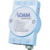 Advantech ADAM-6520L Switch LAN Kimenetek száma: 5 x 12 V/DC, 24 V/DC, 48 V/DC