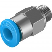 FESTO Egyenes összekötő Cső átmérő: 4 mm Menet méret: M5
