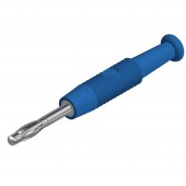 SKS Hirschmann MSTF 2 bl Lamellás dugó Dugó, egyenes Tű átmérő: 2 mm Kék 1 db