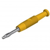 SKS Hirschmann MSTF 2 ge Lamellás dugó Dugó, egyenes Tű átmérő: 2 mm Sárga 1 db