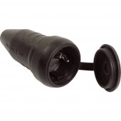 as - Schwabe 60419 Védőérintkezős alj 230 V Fekete IP44