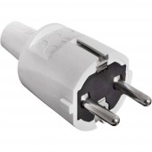 as - Schwabe 62220 Védőérintkezős dugó PVC 230 V Szürke