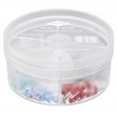 97 99 905 Knipex Érvéghüvely készlet Teljesen szigetelt Kék, Türkiz, Fehér, Fekete, Piros 150 db