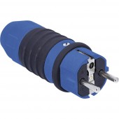 AS Schwabe 62300 Védőérintkezős dugó 230 V Fekete, Kék IP54