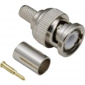BKL Electronic 0401003/D 0401003/D BNC csatlakozó Dugó, egyenes 50 Ω 1 db