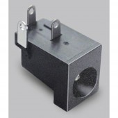 BKL Electronic 072760 Kisfeszültségű csatlakozó Alj, beépíthető, vízszintes 5.50 mm 2.50 mm 1 db