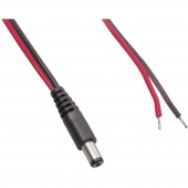 BKL Electronic 075111 Kisfeszültségű csatlakozóvezeték Kisfeszültségű dugó - Kábel, nyitott végekkel 2.50 mm 5.00 m 1 db