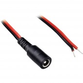 BKL Electronic 075118 Kisfeszültségű csatlakozóvezeték Kisfeszültségű alj - Kábel, nyitott végekkel 2.10 mm 1.00 m 1 db