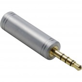 BKL Electronic 1103098 Jack Audio Átalakító [1x Jack dugó, 3,5 mm-es - 1x Jack alj, 3,5 mm-es] Arany