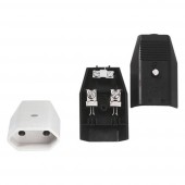 Bachmann 900.012 Euro alj Műanyag 250 V Fekete IP20