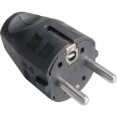 Bachmann 910.100 Védőérintkezős dugó Műanyag 250 V Fehér IP20