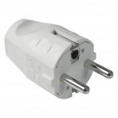 Bachmann 910.200 Védőérintkezős dugó Műanyag 250 V Fehér IP20, IP44