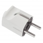 Bachmann 910.270 Védőérintkezős dugó Műanyag 250 V Fehér IP20
