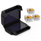 CellPack 410360 EASY-PROTECT/632 Gélbox összekötő kapocshoz hajlékony: 0.5-6 mm² merev: 0.5-6 mm² 1 db Fekete