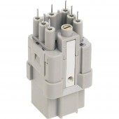 Ipari csatlakozók Han® Q 5/0 sorozat - betétek Han® Q 7/0-F Harting Tartalom: 1 db
