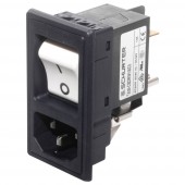 Schurter 3-109-713 Üzemi eszköz csatlakozó Dugó, egyenes Össz pólusszám: 3 10 mA Fekete 1 db