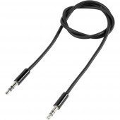 SpeaKa Professional Jack Audio Csatlakozókábel [1x Jack dugó, 3,5 mm-es - 1x Jack dugó, 3,5 mm-es] 1 m Fekete SuperSoft köpeny