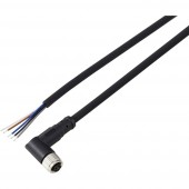 TRU COMPONENTS TC-13751836 Csatlakozóvezeték M8 x 1 Pólusszám: 5 Alj, hajlított 2 m 1 db
