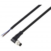TRU COMPONENTS TC-13751864 Csatlakozóvezeték M8 x 1 Pólusszám: 4 Dugó, hajlított 5 m 1 db