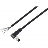 TRU COMPONENTS TC-13751880 Csatlakozóvezeték M8 x 1 Pólusszám: 5 Dugó, hajlított 10 m 1 db