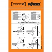 WAGO 210-400/2000-002 Kezelési matrica 100 db