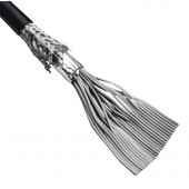 3M 7000058383 Szalagkábel Raszterméret: 1.27 mm 50 x 0.08 mm² Fekete, Szürke méteráru