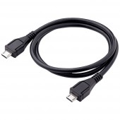 Akyga USB kábel USB mikro B dugó, USB mikro B dugó 0.6 m Fekete AK-USB-17