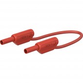 Stäubli SLK205-K Biztonsági mérővezeték [2 mm-es biztonsági dugó - 2 mm-es biztonsági dugó] 1.00 m Piros 1 db