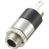 3,5 mm-es jack aljzat, 2 pól., Tru Components 1567104