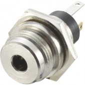 3,5 mm-es jack aljzat, beépíthető, sztereo, Tru Components