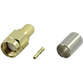 Alj, egyenes 50 Ω TRU COMPONENTS SMA-JC-RG58-2 1 db