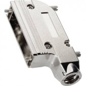 D-SUB ház Pólusszám: 25 fém Ezüst TRU COMPONENTS 1 db