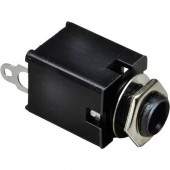 Jack csatlakozó, 6,35 mm Alj, beépíthető, függőleges Pólusszám: 2 Mono Ezüst TRU COMPONENTS 1 db