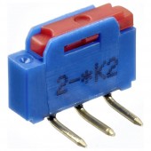 APEM NK236W NK Series Tolókapcsoló 12 V/DC 1 mA 1 x BE/(BE) 1 db